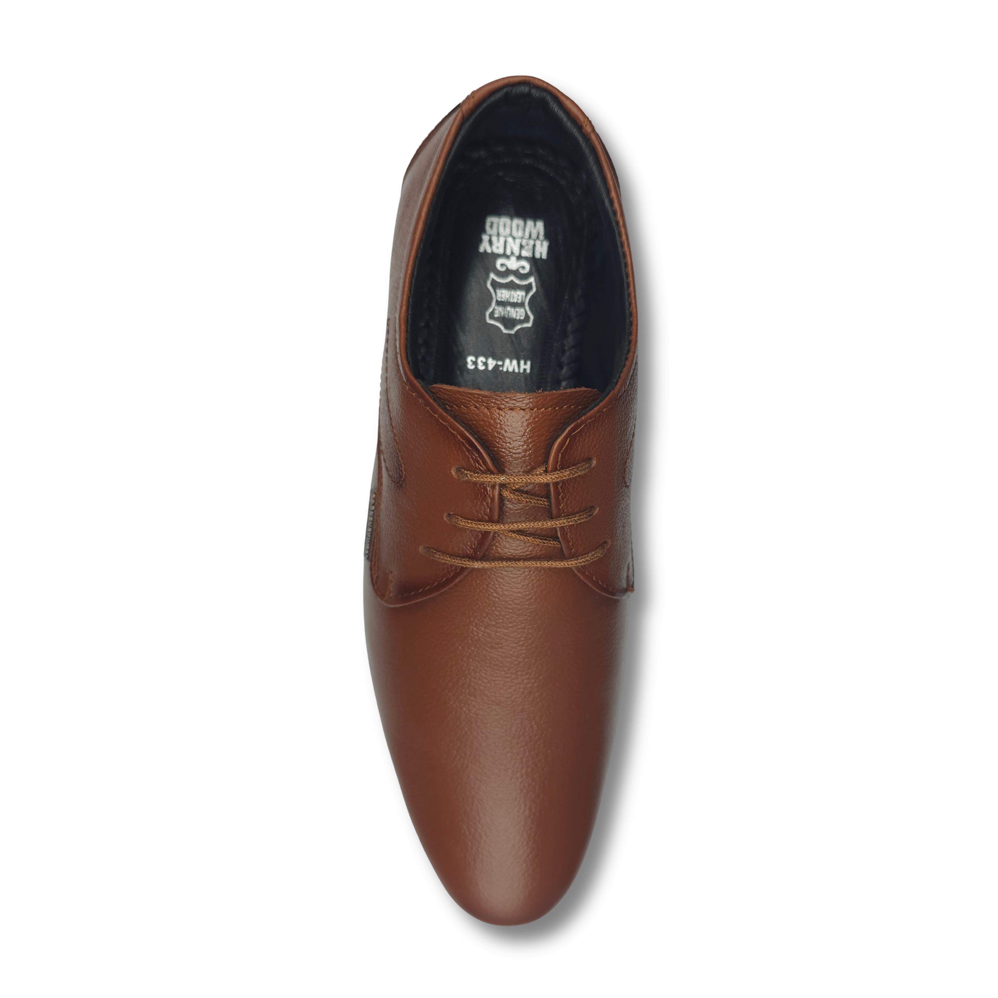Elite Derby Formal Shoes-HW-433-Tan
