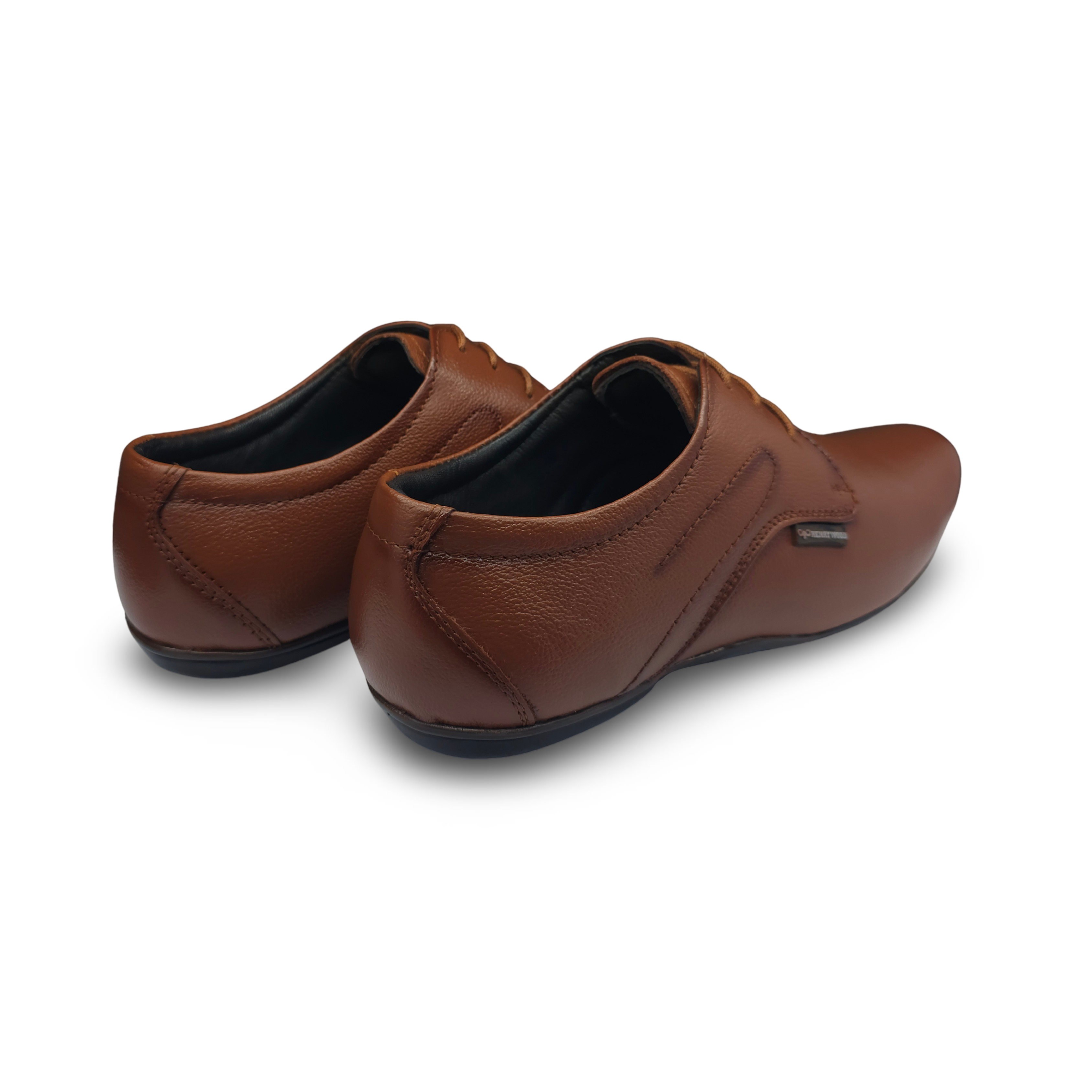Elite Derby Formal Shoes-HW-433-Tan