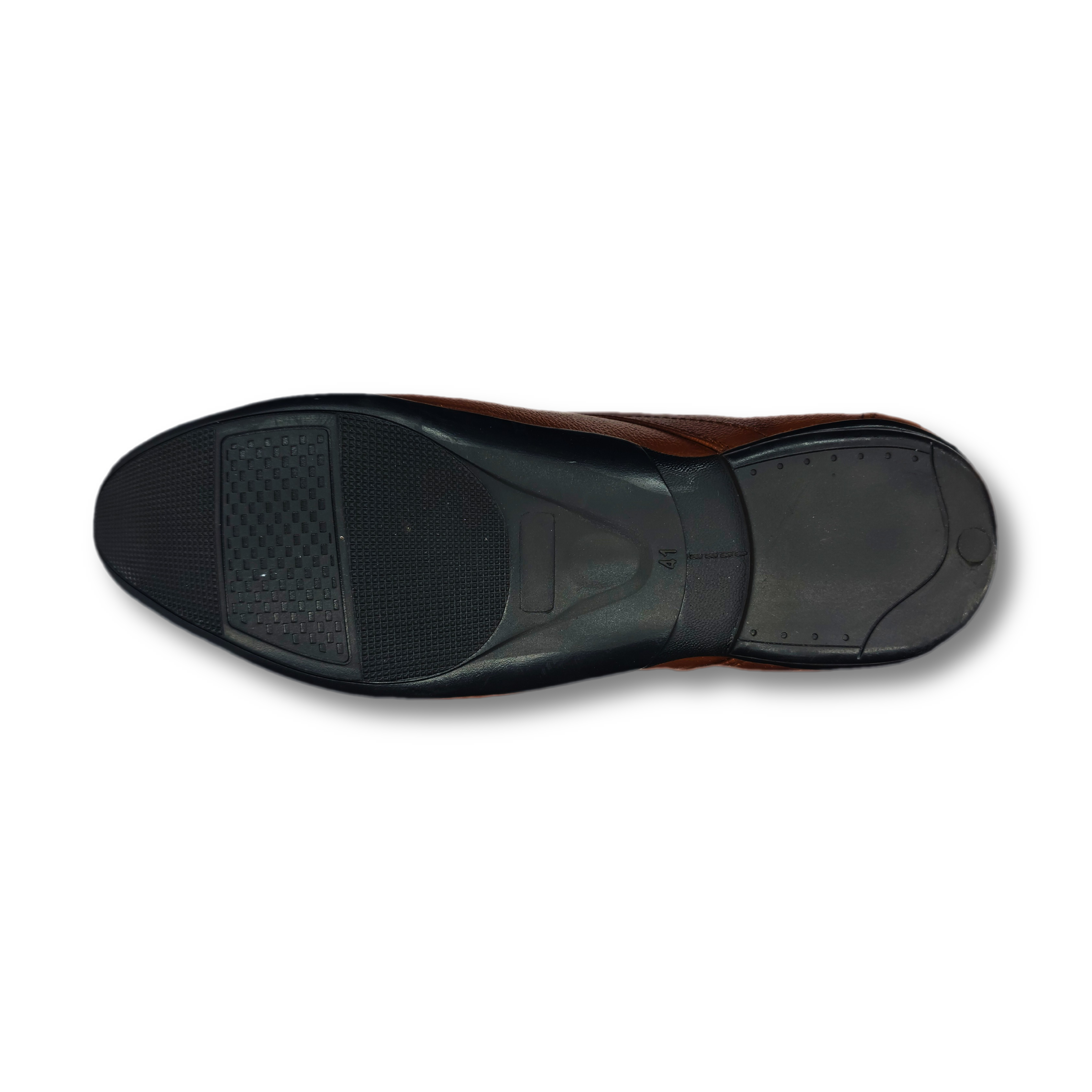 Modern  Formal Leather Shoes-HW-432-Tan