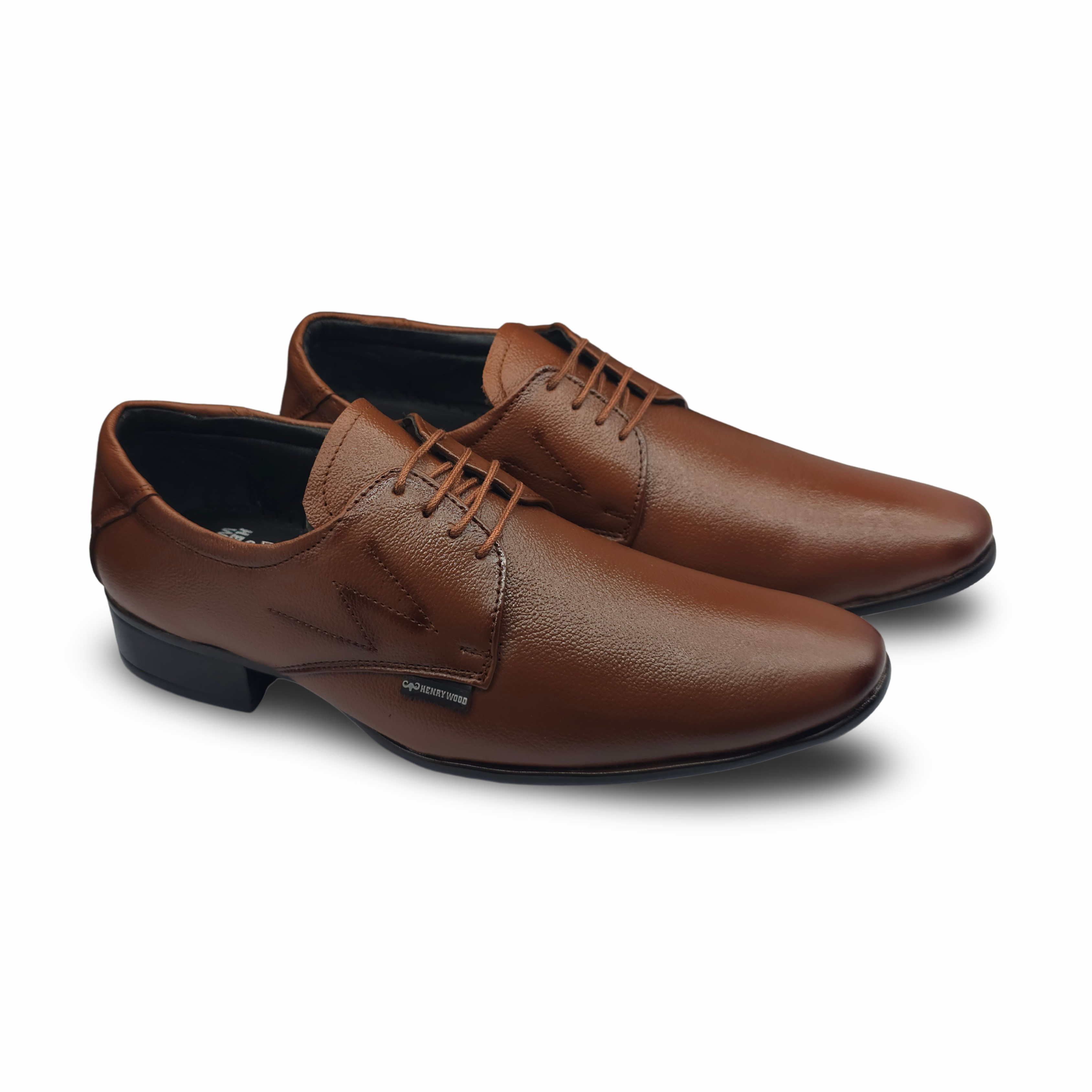 Classy Derby Formal Shoe For Men- HW-477-Tan