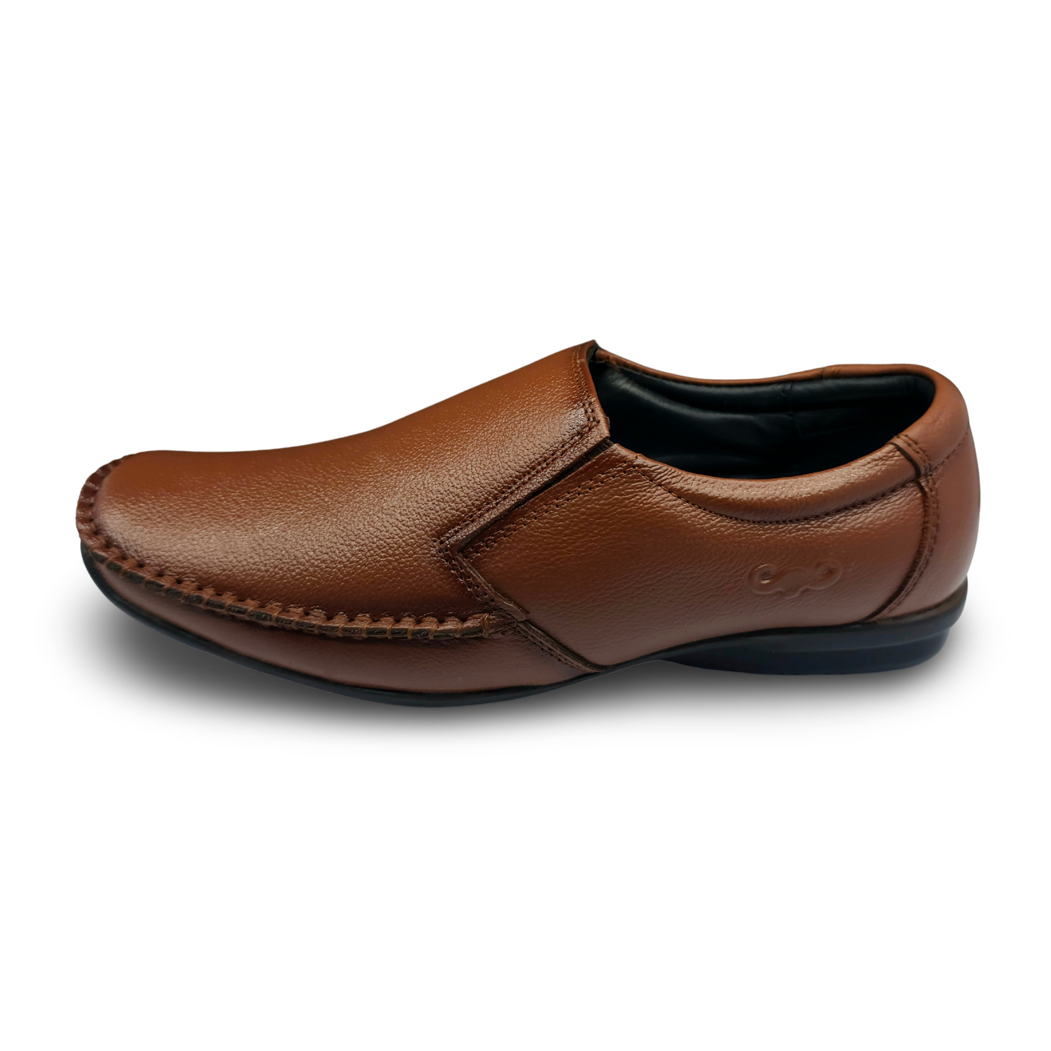 Classic Formal Leather Shoe For Men- HW-Tan-22