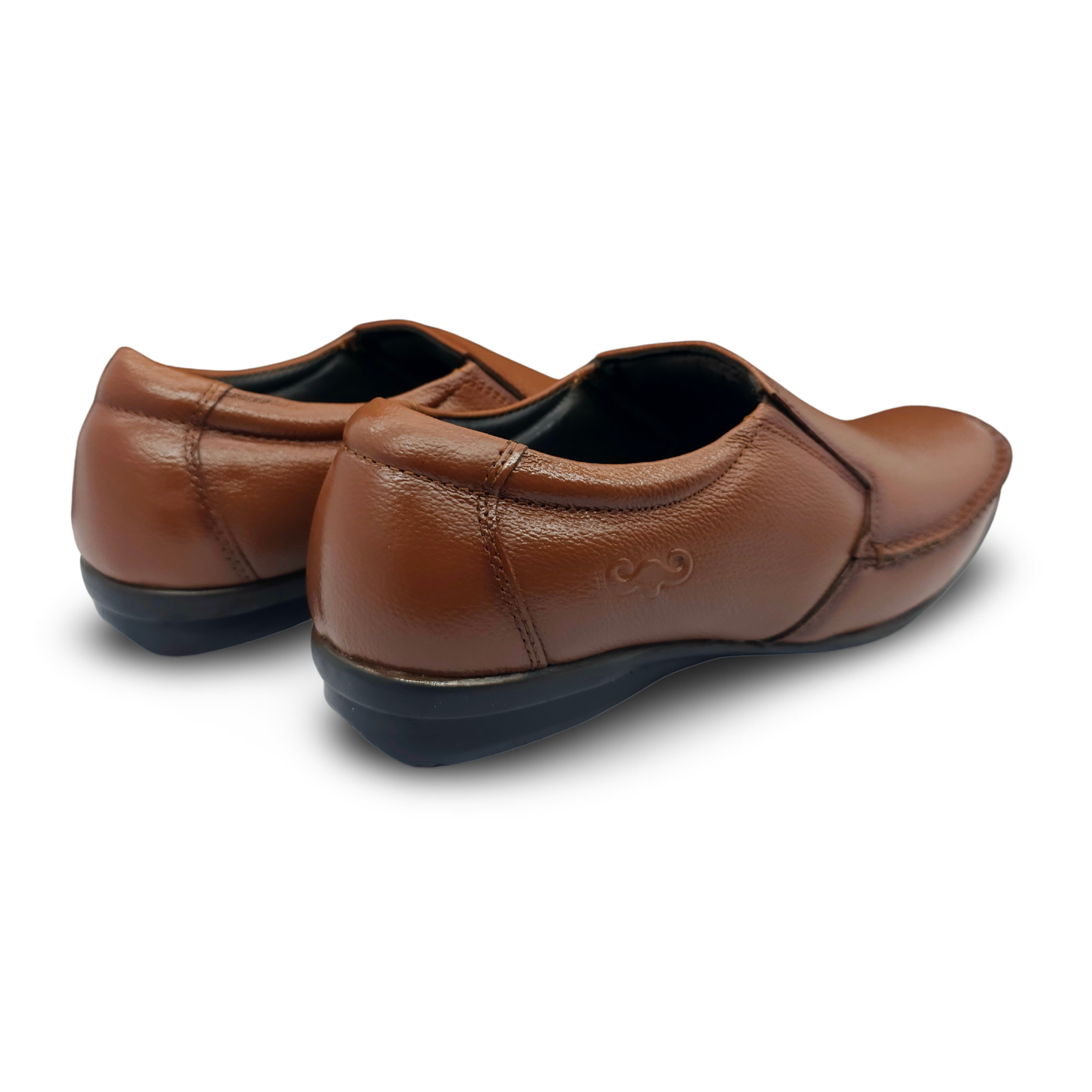 Classic Formal Leather Shoe For Men- HW-Tan-22