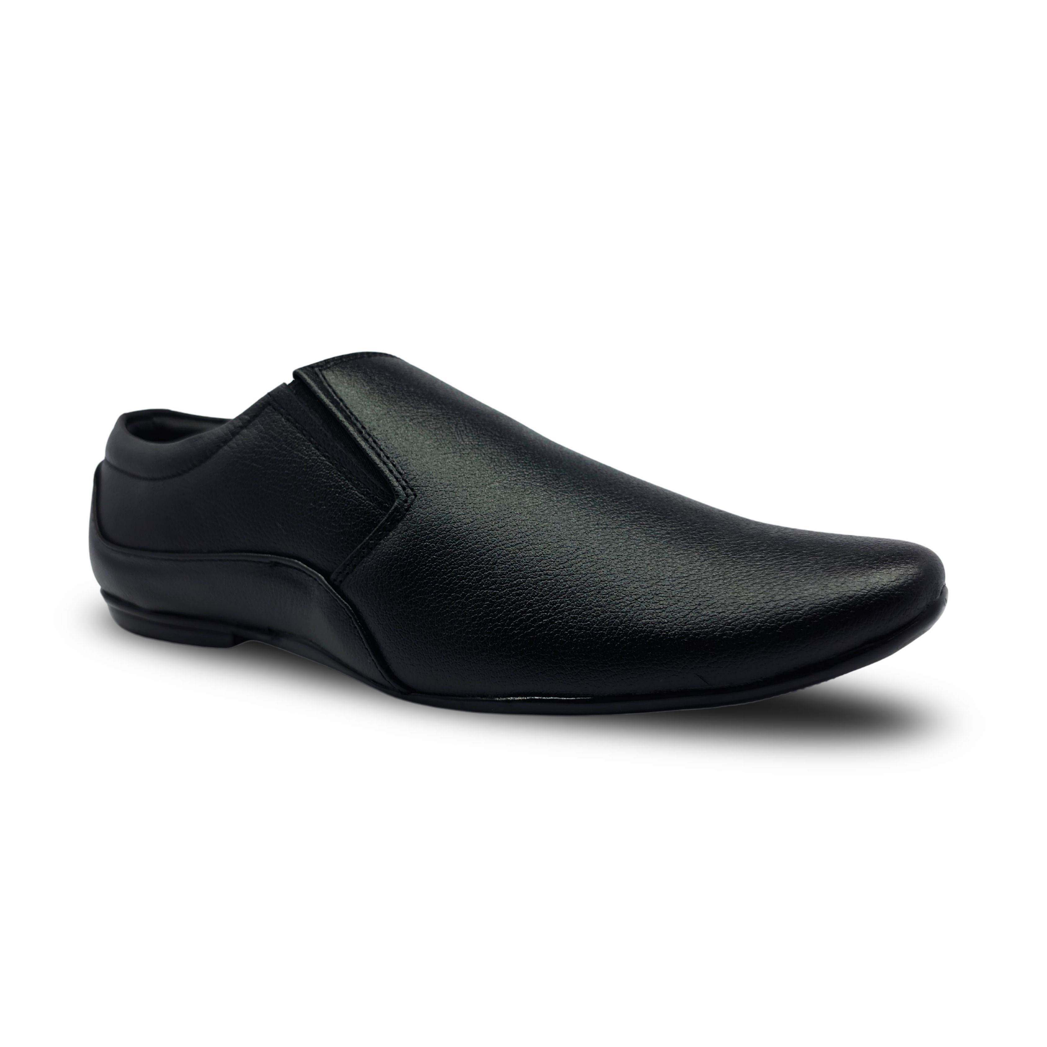Modern Formal Leather Shoes-HW-432-Black