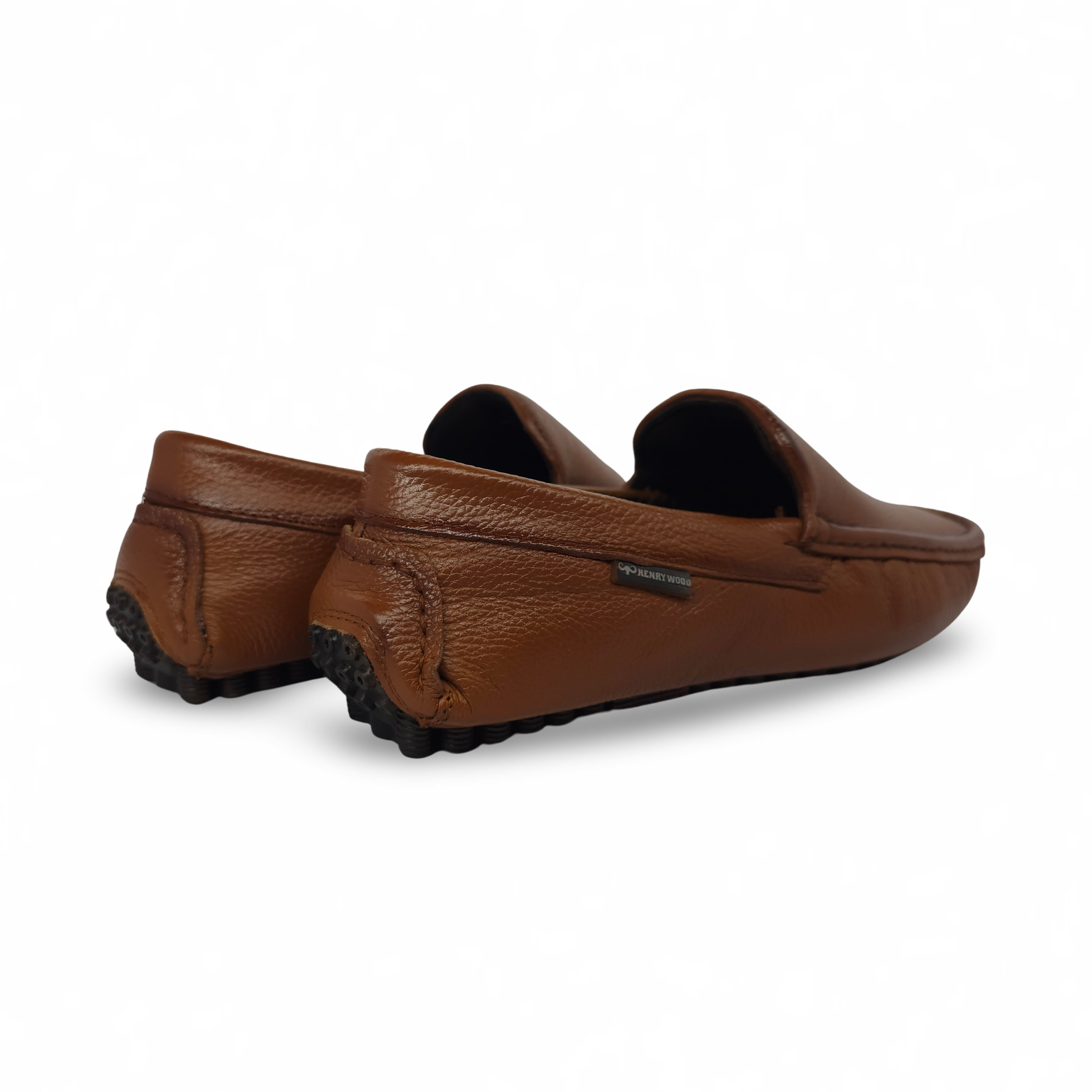 Casual Leather Loafers for Men - HW-120-Tan
