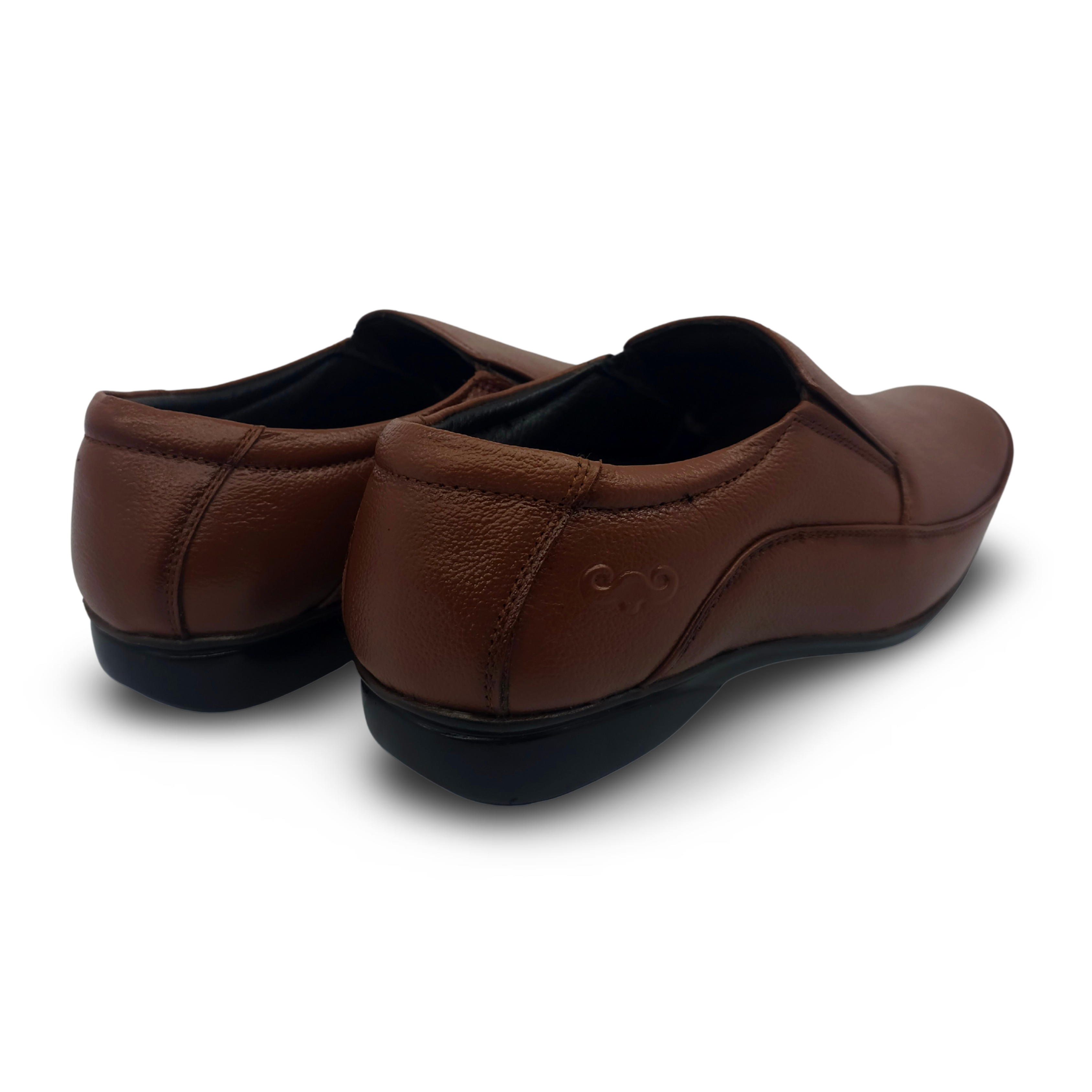Luxe Formal Leather Shoes-HW-521-Tan