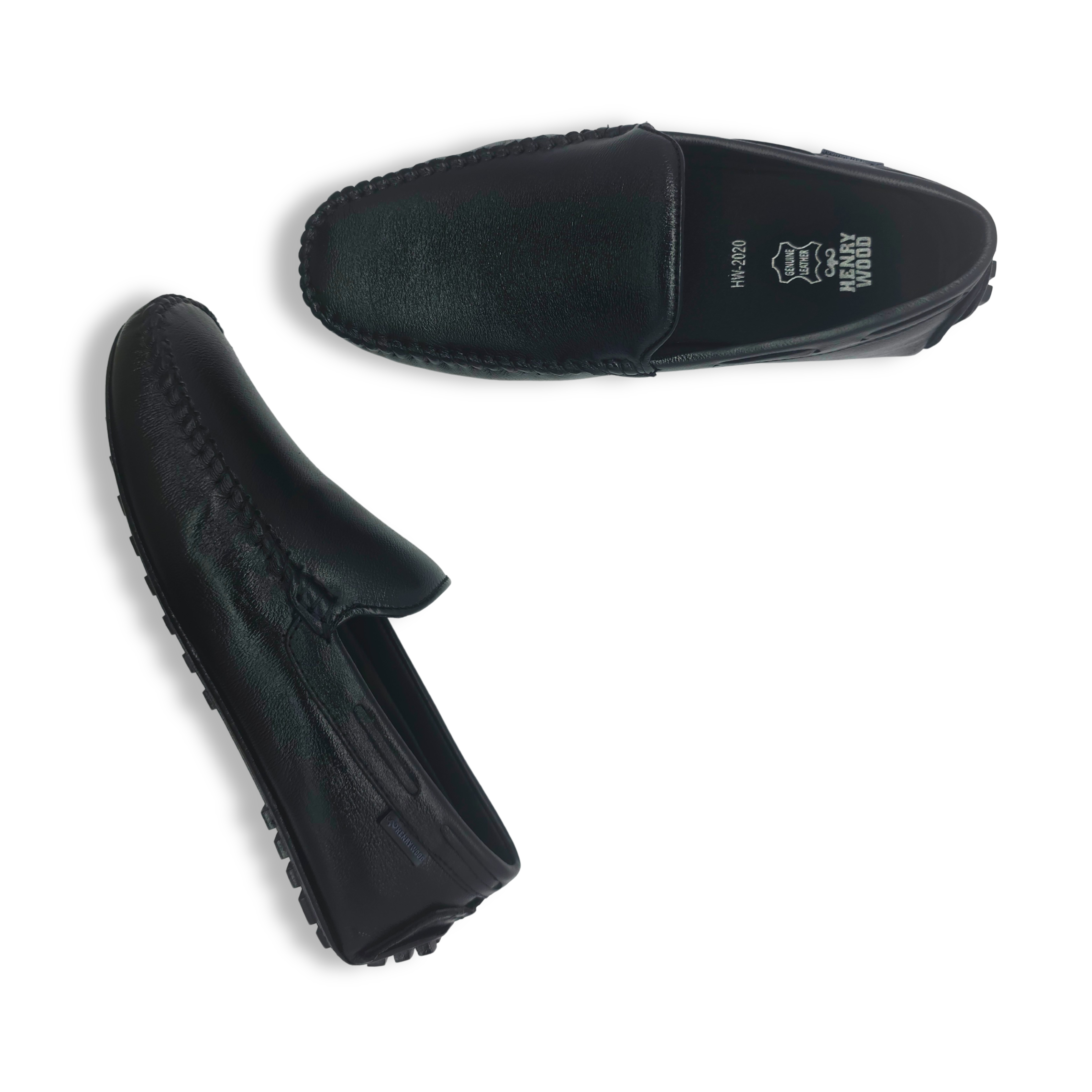 Classy Leather Loafers for Men- HW-2020-Black
