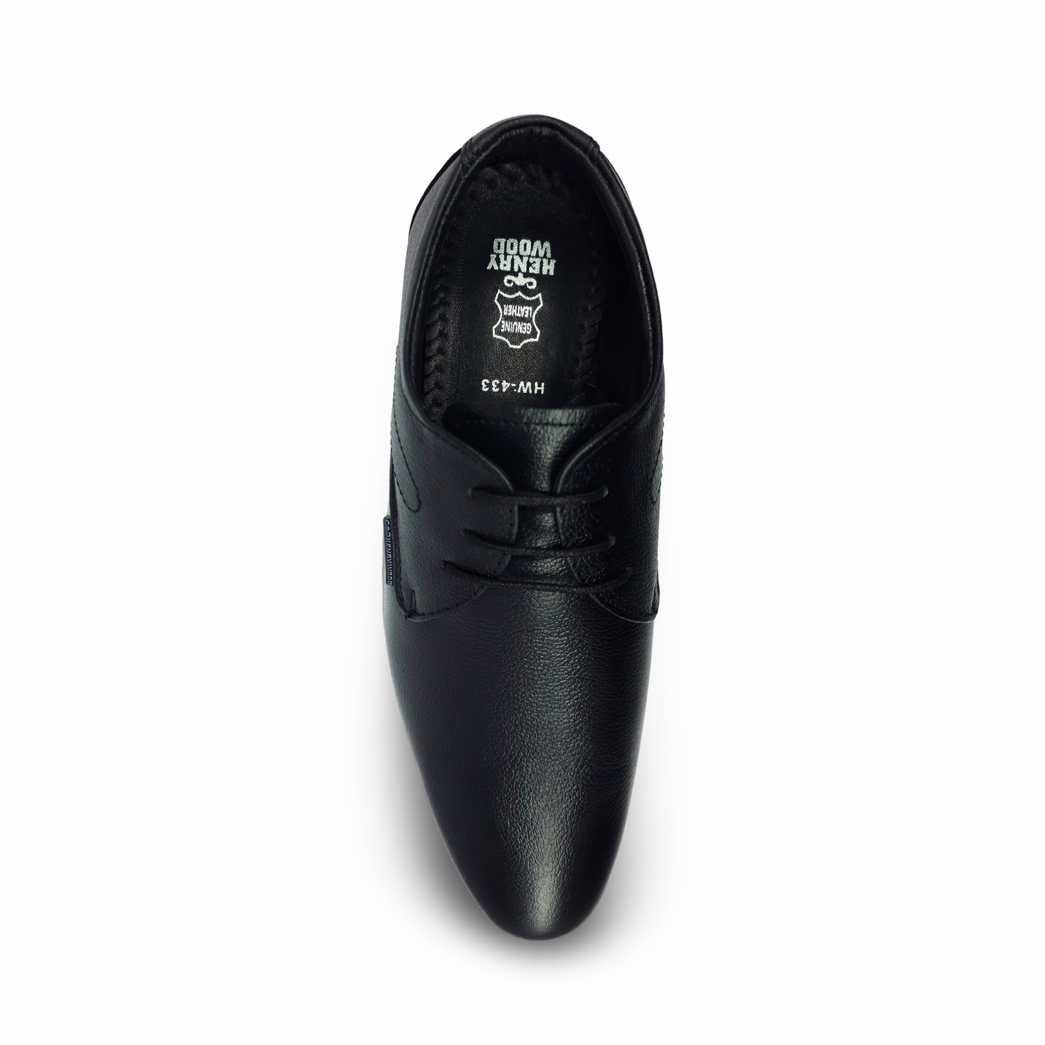 Elite Derby Formal Shoes-HW-433-Black