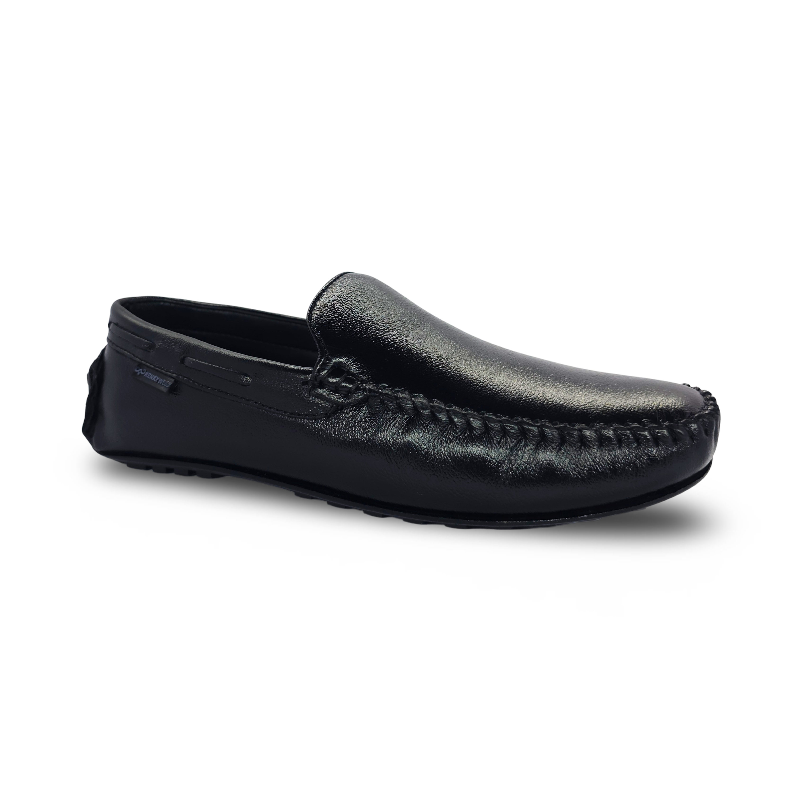 Classy Leather Loafers for Men- HW-2020-Black