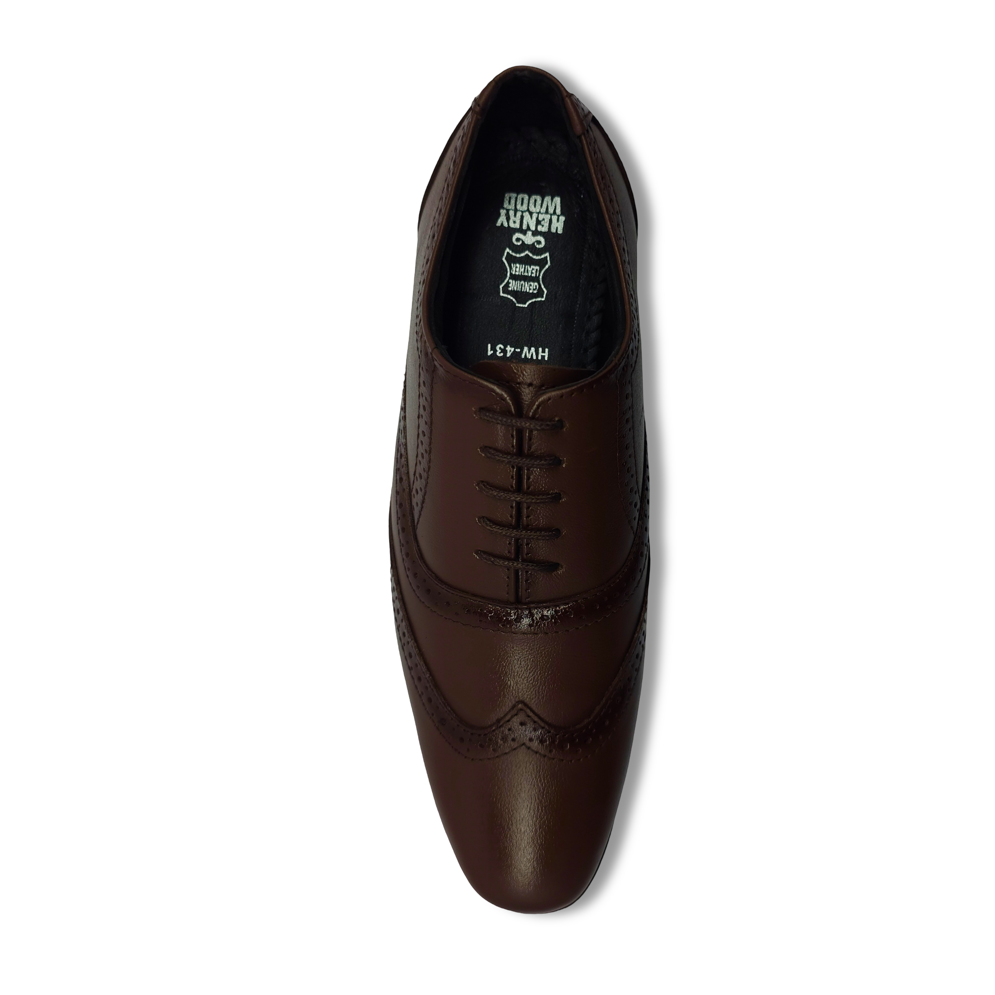 Formal Brogue Formal Genuine Leather Shoe - Top View