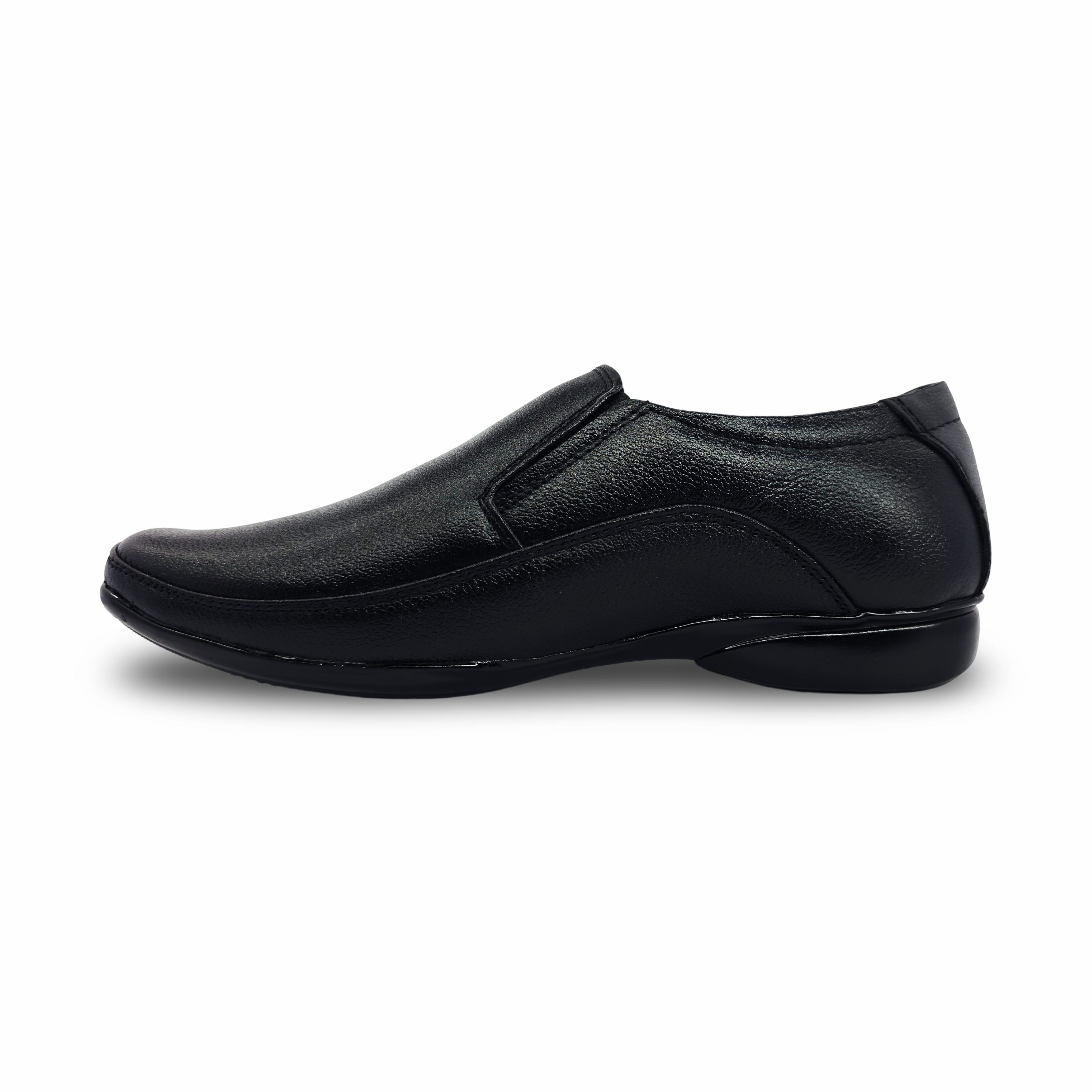 Luxe Formal Leather Shoes-HW-521-Black