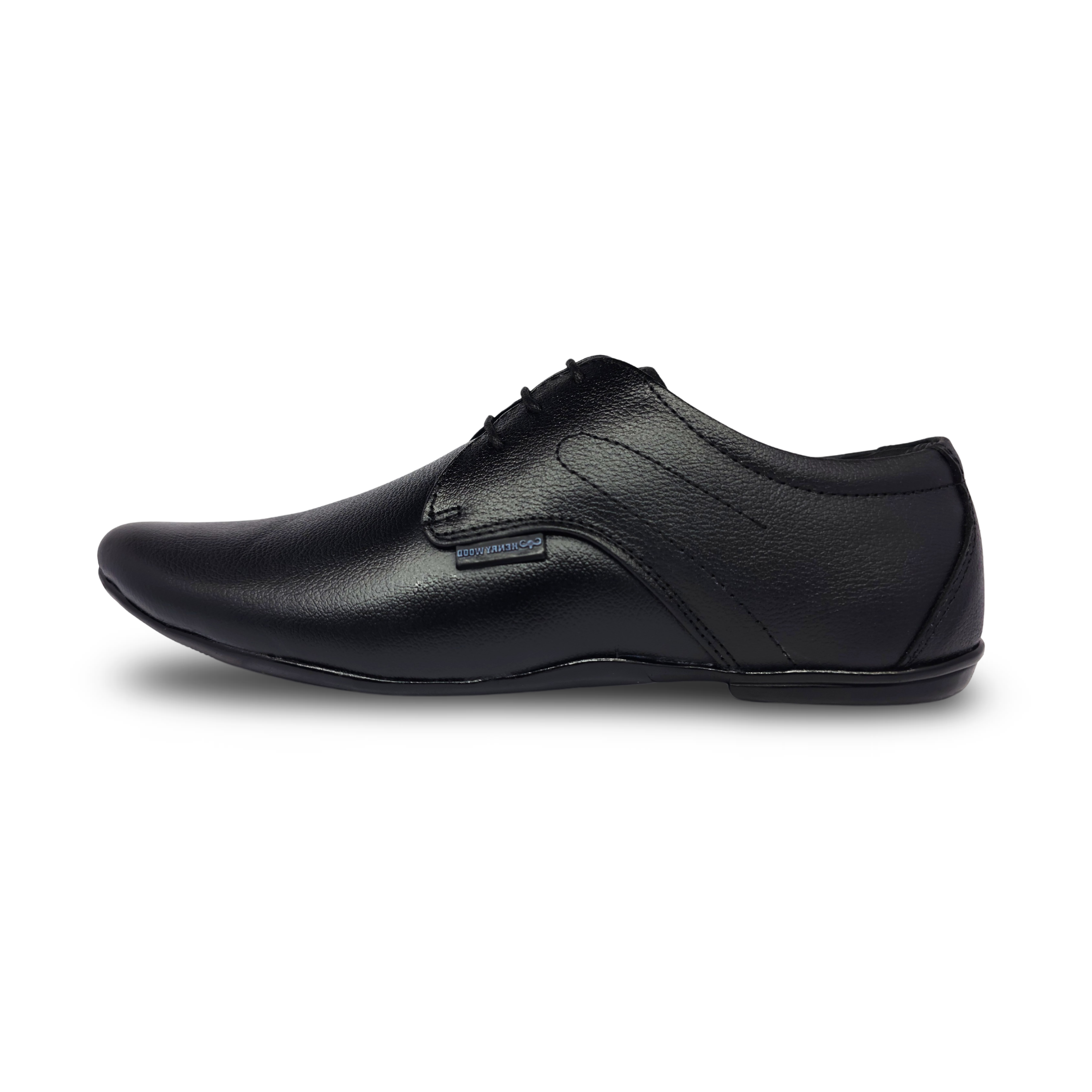 Elite Derby Formal Shoes-HW-433-Black