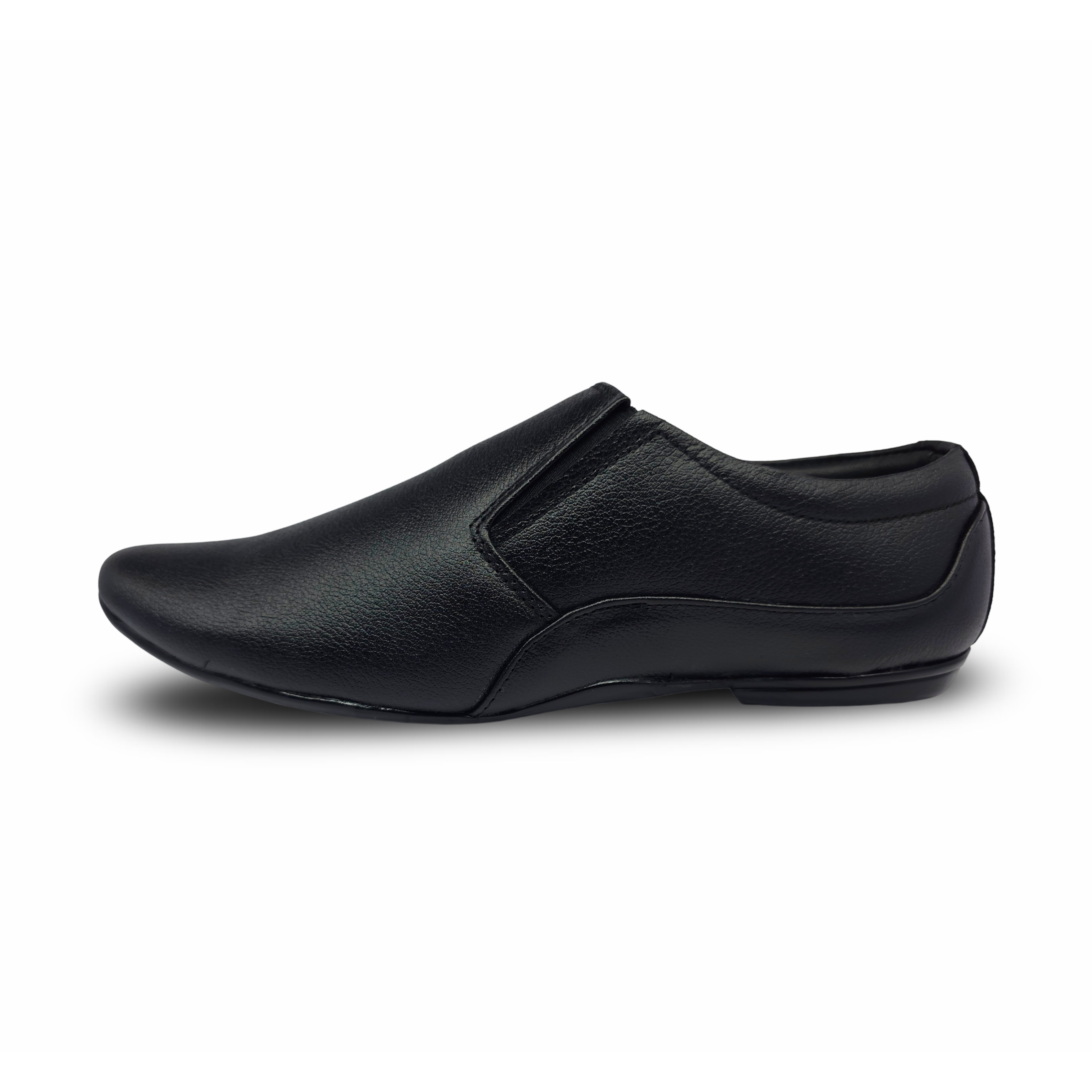 Modern Formal Leather Shoes-HW-432-Black