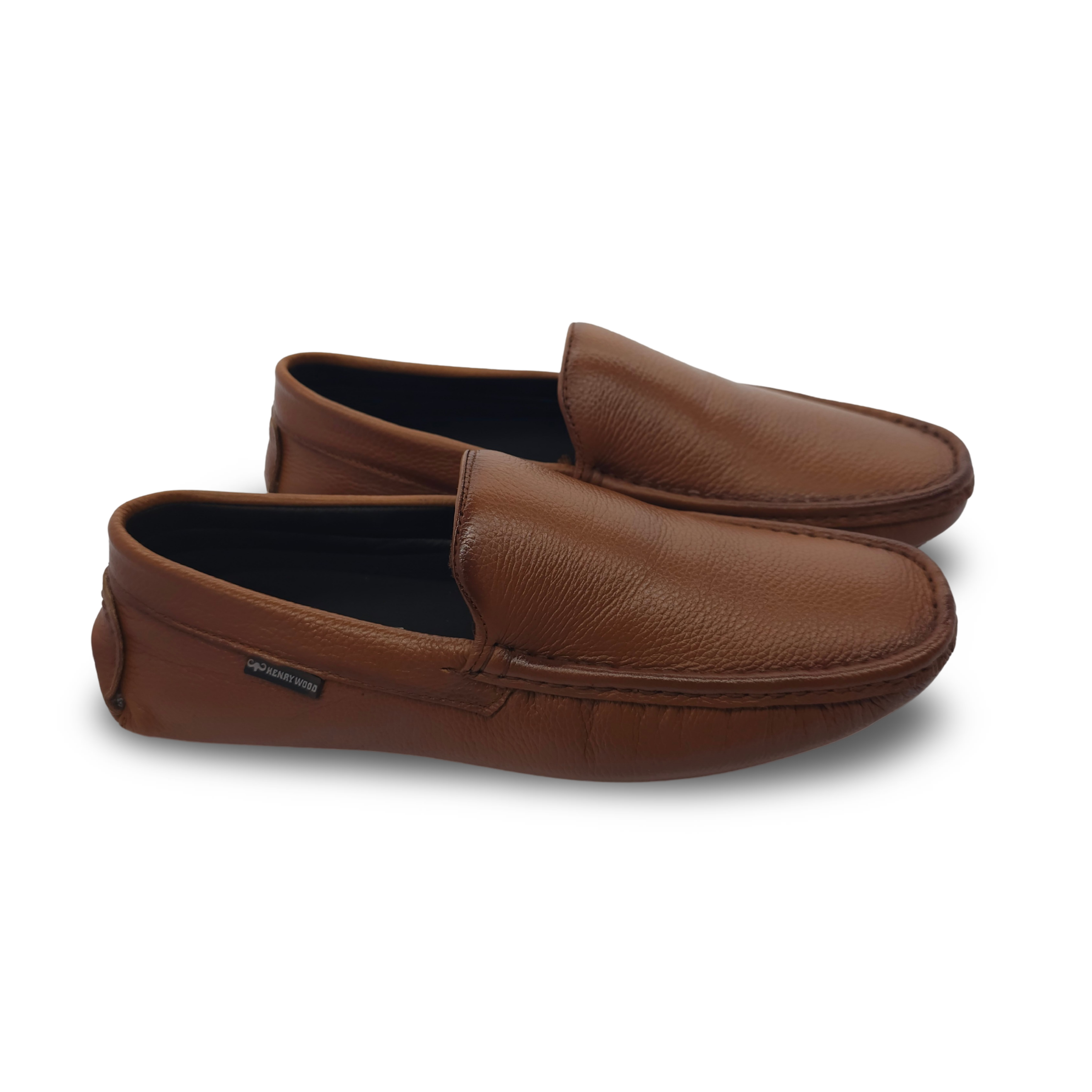 Casual Leather Loafers for Men - HW-120-Tan