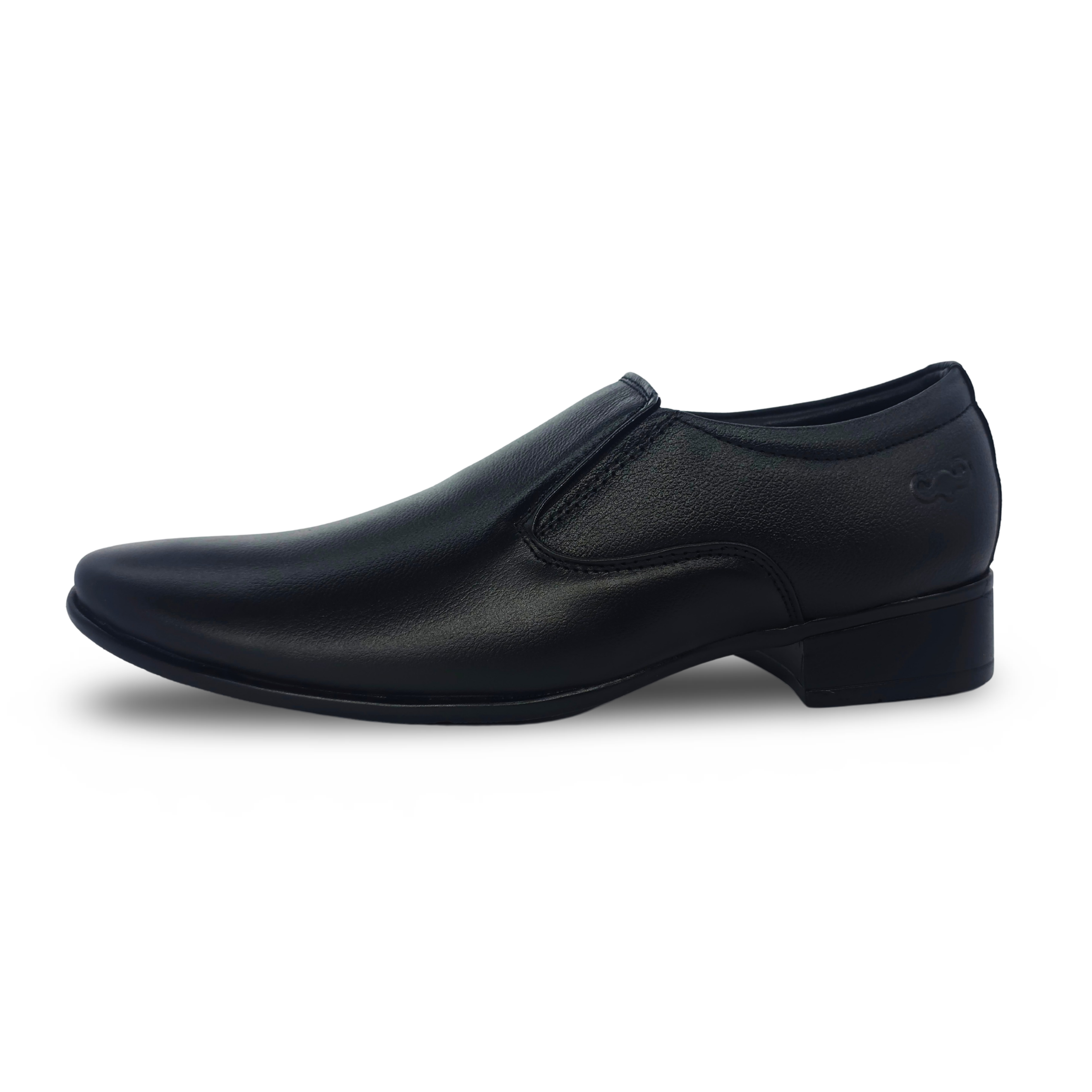 Classic Moccasin Leather Shoes - HW-476- Black