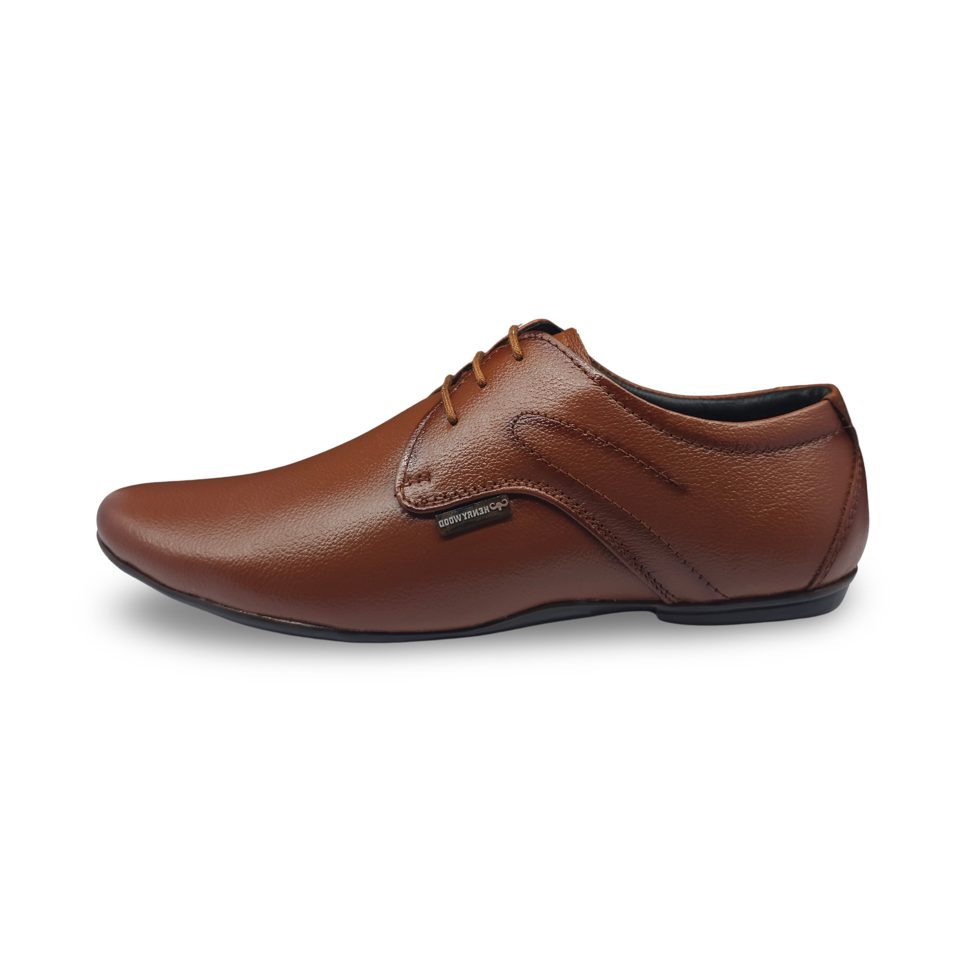 Elite Derby Formal Shoes-HW-433-Tan