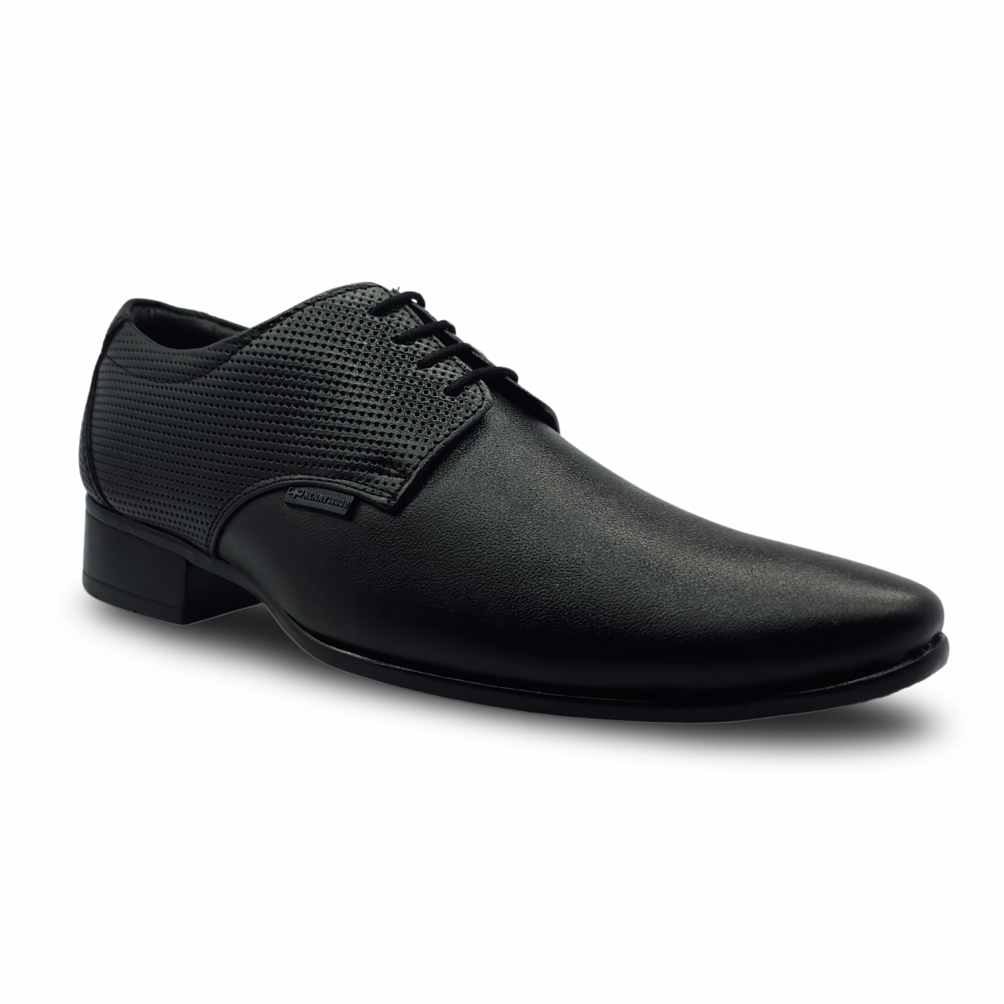 Top-Class Formal leather shoe for men-HW-474-Black