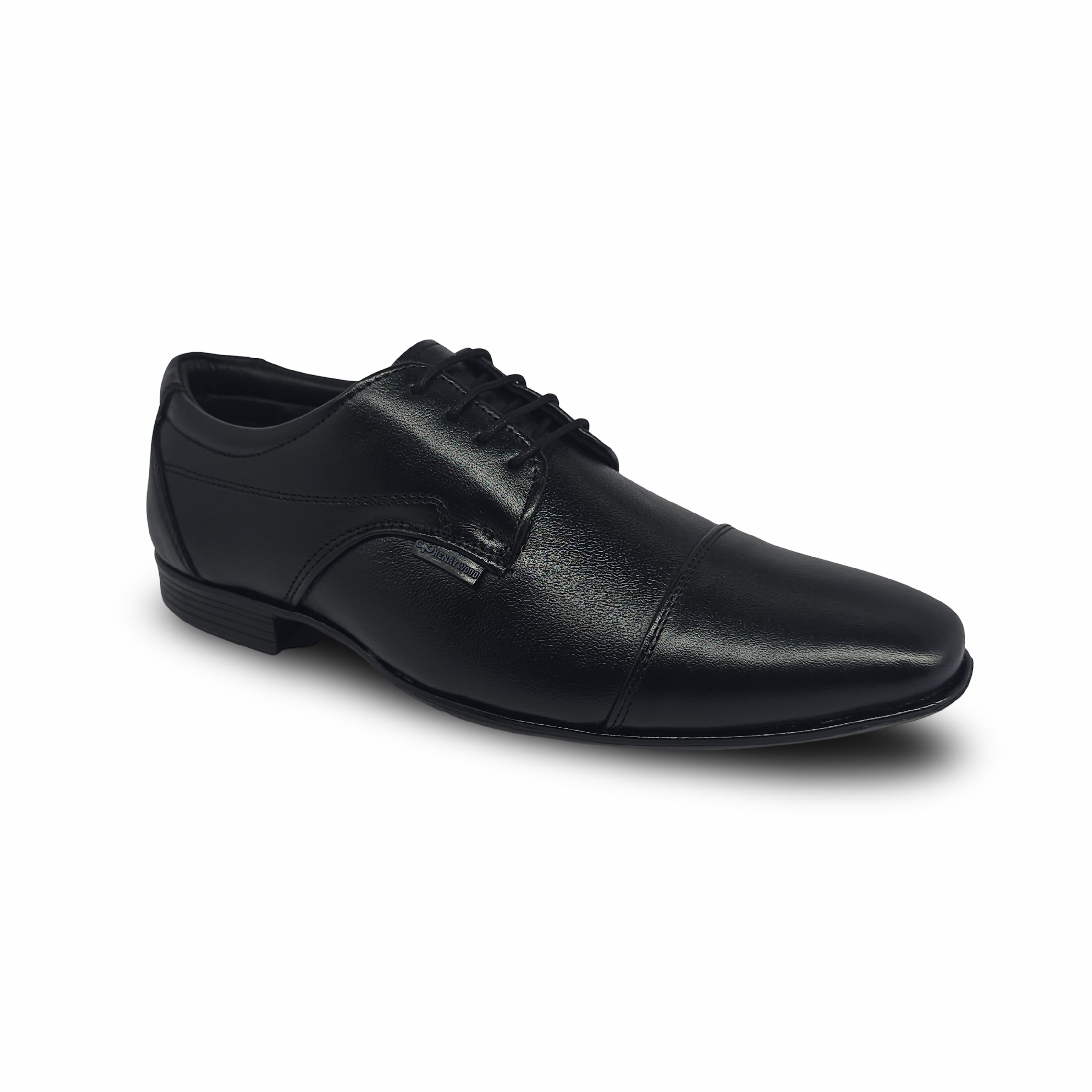 Classic Derby Formal Leather Shoes For Men-     HW-435-Black