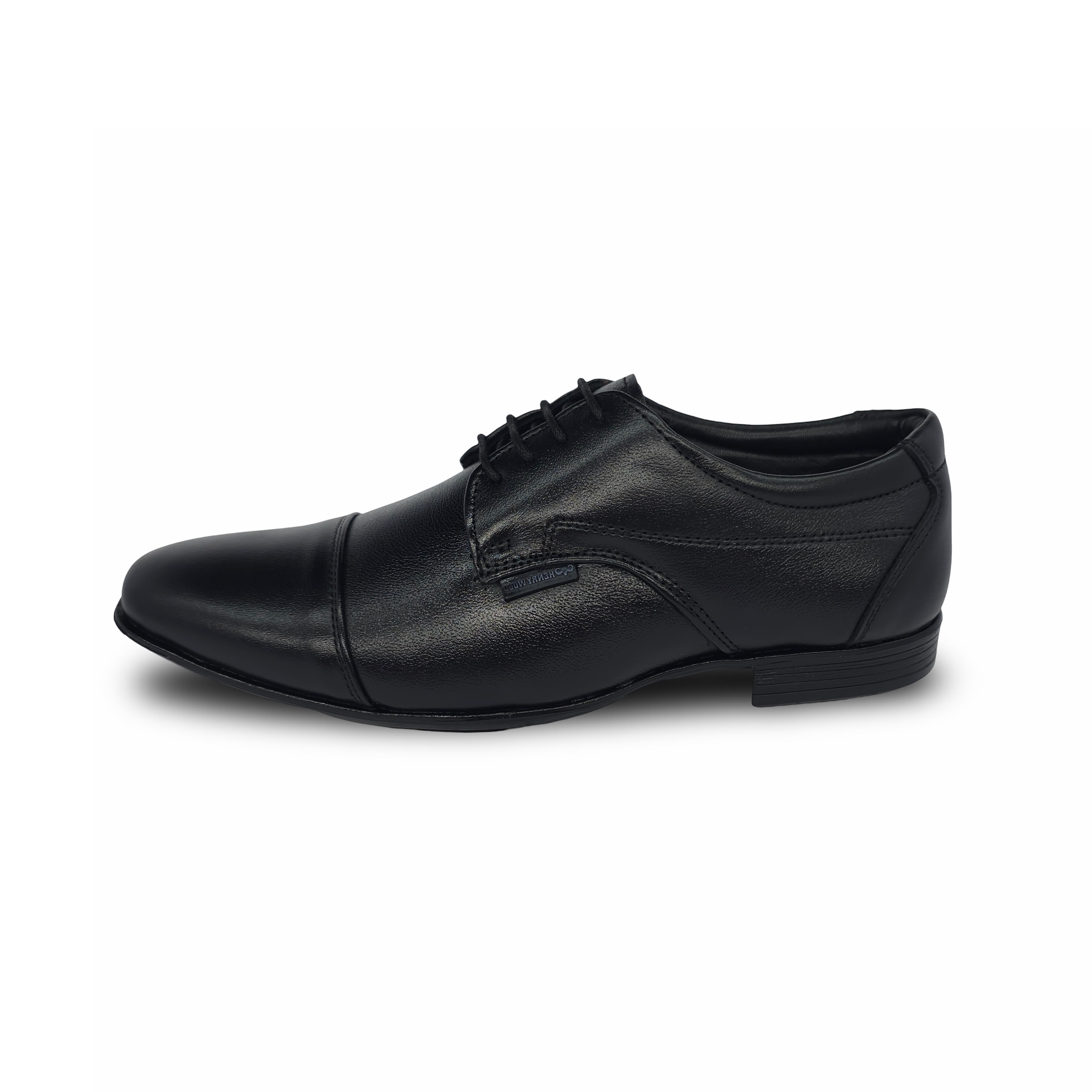 Classic Derby Formal Leather Shoes For Men-     HW-435-Black