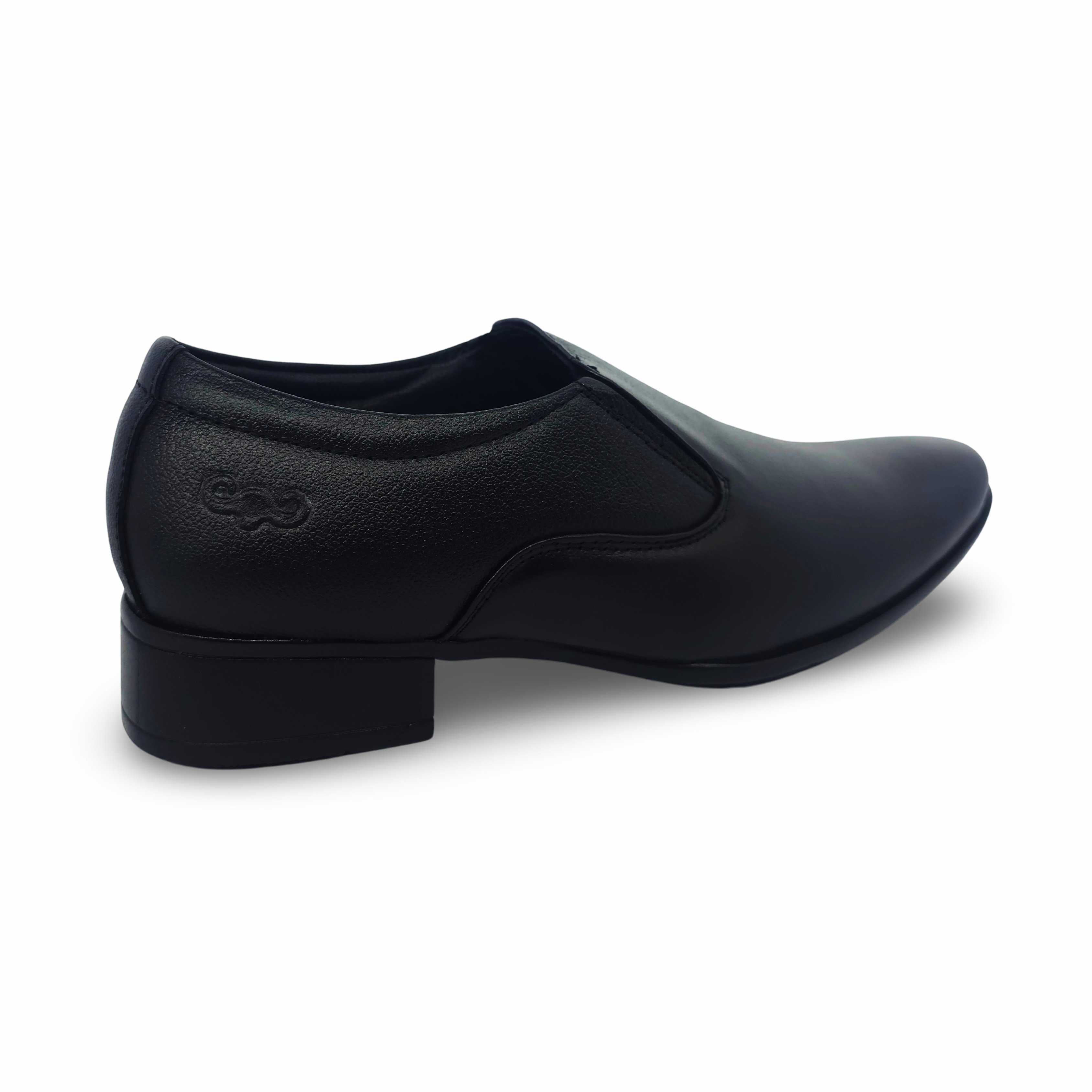 Classic Moccasin Leather Shoes - HW-476- Black