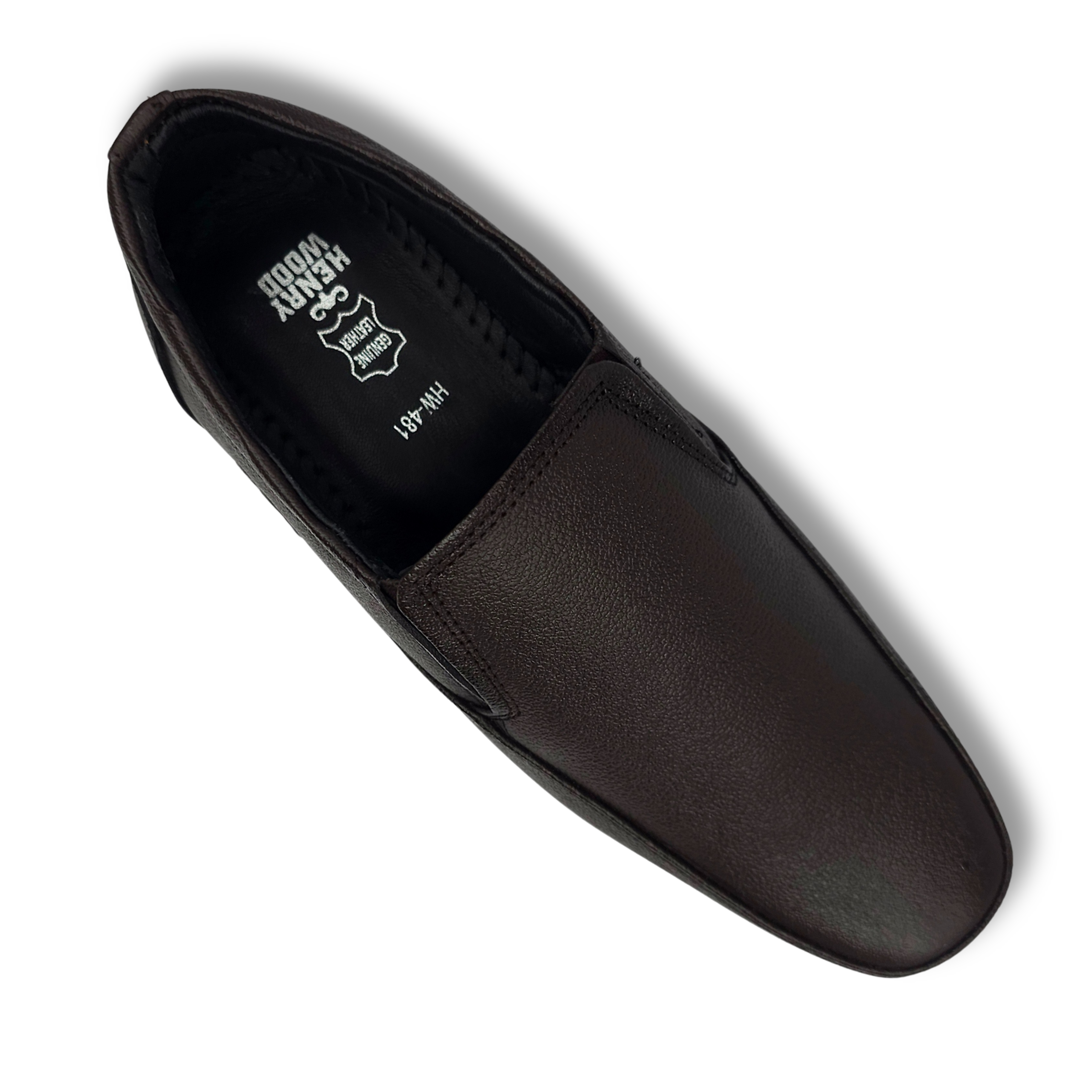 Elegant Moccasins Designed for Men- HW-481-Coffe Brown